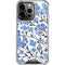 Cat Coq Blue Cherry Blossoms iPhone 14 Pro Clear Case